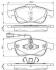 Комплект тормозных колодок BOSCH 0986495312 (фото 1)