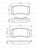Гальмівні колодки MITSUBISHI Grandis/Montero/Pajero/Shogun BOSCH 0986495357 (фото 1)