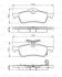 HONDA Колодки торм.задние Civic 12- BOSCH 0986495359 (фото 1)