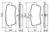 Дискові колодки BOSCH 0986495403 (фото 1)