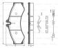 Тормозные колодки, дисковый тормоз (набор) BOSCH 0986TB2037 (фото 1)
