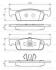 Комплект тормозных колодок BOSCH 0 986 TB3 172 (фото 1)