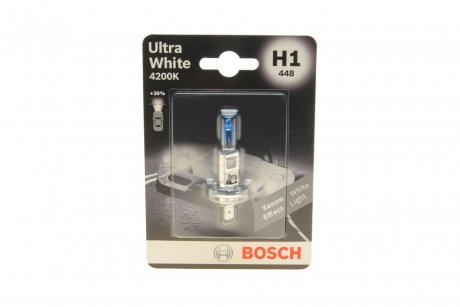 Лампа___ H1 Ultra White 4200K блістер - кратн. 20 шт BOSCH 1 987 301 088 (фото 1)