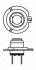 Автолампа (12V 55W H7 PURE LIGHT бокс 2 шт) BOSCH 1 987 301 406 (фото 6)