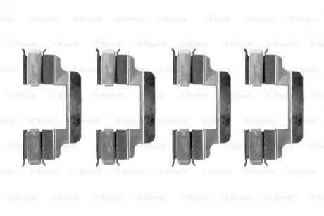 Комплектующие, колодки дискового тормоза BOSCH 1987474315 (фото 1)