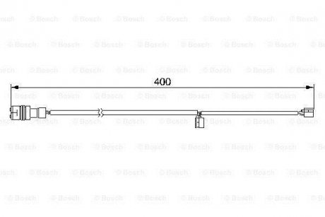 Датчик зносу гальмівних колодок BOSCH 1987474989