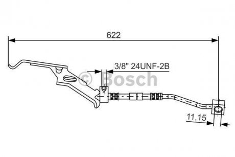 Тормозной шланг BOSCH 1 987 476 085 (фото 1)