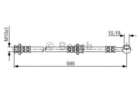 Тормозной шланг BOSCH 1987476131 (фото 1)