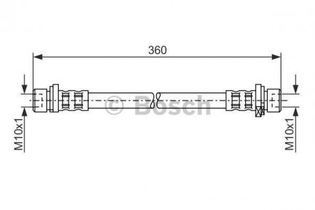 Тормозной шланг BOSCH 1 987 476 210 (фото 1)