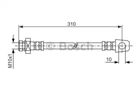 Шланг тормозной BOSCH 1987476957 (фото 1)