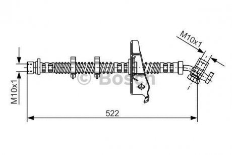 Тормозной шланг BOSCH 1 987 481 125 (фото 1)
