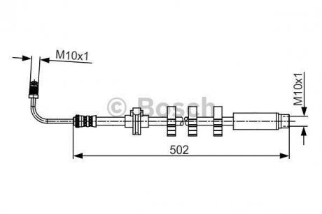 Тормозной шланг BOSCH 1987481264