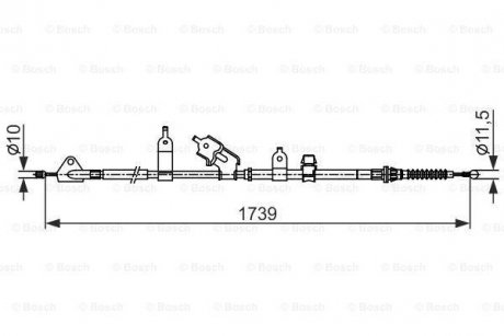 Трос BOSCH 1 987 482 566