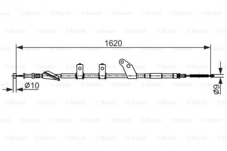 Трос BOSCH 1 987 482 575 (фото 1)