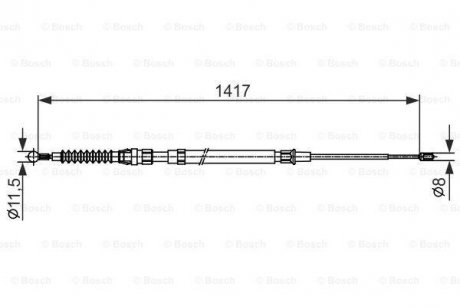 Трос BOSCH 1987482583 (фото 1)