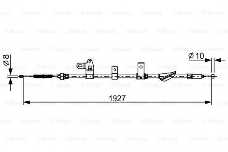 Трос BOSCH 1 987 482 649 (фото 1)