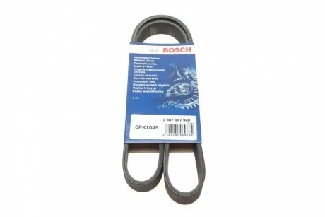 Пасок поліклиновий 6PK1043/1045 BOSCH 1 987 947 940