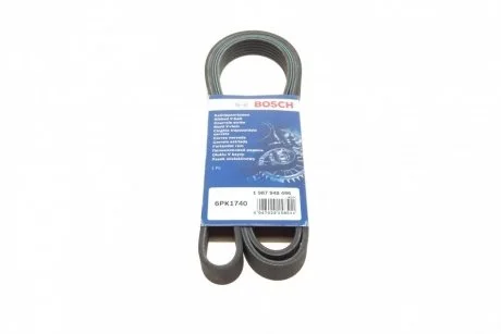 Пасок поліклиновий Ford Fiesta 95-00, Focus I 98-04 BOSCH 1 987 948 496