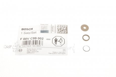 Ущільнення форсунки BOSCH F 00V C99 002 (фото 1)