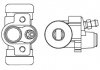 Колесный тормозной цилиндр BOSCH F026002384 (фото 5)