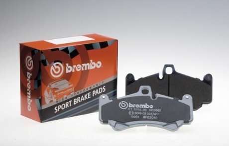 Гальмівні колодки (набір) (высокопроизв. тормоза) BREMBO 07B31522