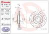 Tarcza ham. XTRA nawiercana, malowana BREMBO 0951661X (фото 1)