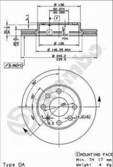 Гальмівні диски BREMBO 09.8635.75