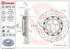 Tarcza ham. CLS (C219) /2-elementowa,nawiercana,pіywaj№ca/ BREMBO 09887823 (фото 1)