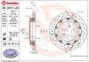 Диск гальмівний  SL R230 65 AMG /perforowana,2-elementowa/ 09931523