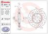 Tarcza ham. XTRA nawiercana, malowana BREMBO 0996191X (фото 1)