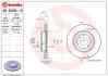 Диск гальмівний передн Лів/Прав TOYOTA ECHO, VIOS / SOLUNA VIOS, YARIS 1.0/1.3/1.4D 04.99-01.08 BREMBO 09B30910 (фото 1)