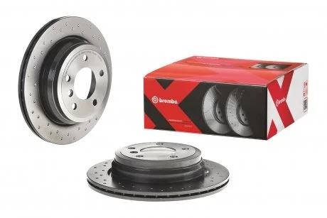 Диск гальмівний XTRA TYL BREMBO 09.B338.2X