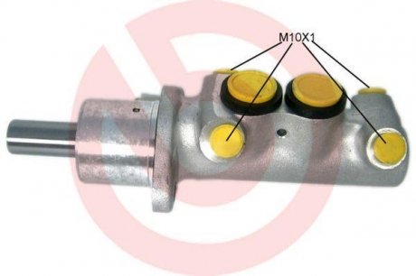 Головний гальмівний циліндр BREMBO M 85 034