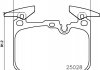 Комплект гальмівних колодок з 4 шт. дисків BREMBO P 06 096X (фото 1)