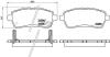 Гальмівні колодки SWIFT IV (FZ, NZ), 1 BREMBO P 16 013X (фото 1)