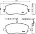 Комплект тормозных колодок, дисковый тормоз BREMBO P 23 090 (фото 1)