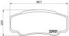 Комплект тормозных колодок, дисковый тормоз BREMBO P 23 093 (фото 1)