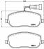 Комплект тормозных колодок, дисковый тормоз BREMBO P 23 100 (фото 1)