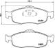 Комплект тормозных колодок, дисковый тормоз BREMBO P24 037 (фото 1)