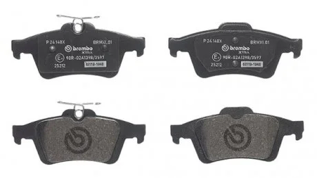 KLOCKI HAMULC. FORD FOCUS III 11- TYЈ BREMBO P24148X
