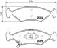 Комплект тормозных колодок, дисковый тормоз BREMBO P 30 062 (фото 1)