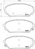 Klocki ham. ix55.. BREMBO P30071 (фото 1)