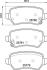 Klocki ham. ty€ KIA BREMBO P30120 (фото 1)