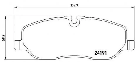 Гальмівні колодки BREMBO P44014
