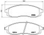 Гальмівні колодки дискові BREMBO P54037 (фото 1)