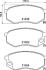 Klocki ham. MITSUBISHI Canter (FE3, FE4) V 09/85-12/97 BREMBO P54064 (фото 1)