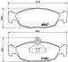 Гальмівні колодки, дискове гальмо (набір) BREMBO P 59 011 (фото 1)