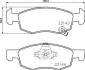 Тормозные колодки дисковые BREMBO P59 084 (фото 1)