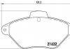 Гальмівні колодки, дискове гальмо (набір) P61053