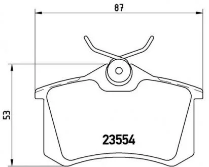 Колодки гальмівні дискові BREMBO P68 024
